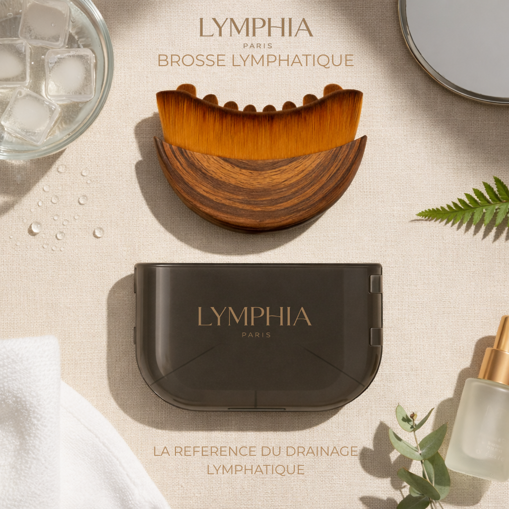 LYMPHIA™ – Brosse de Drainage Lymphatique pour Visage